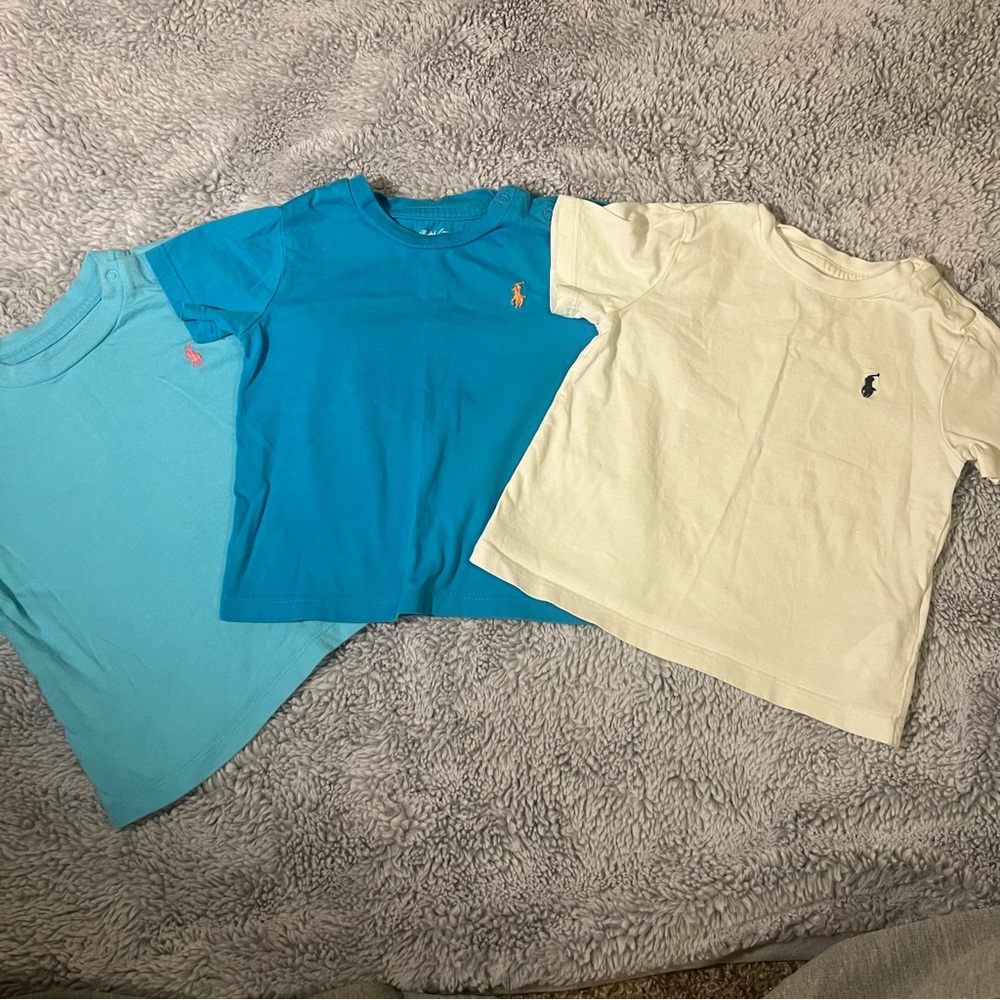 Bundle Ralph Lauren T-Shirt Sz- 12 months